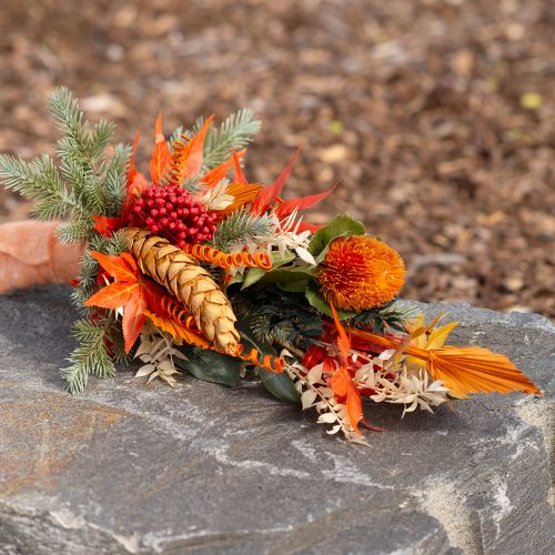 Artikel Konstgjorda blommor, Banksia, Proteaceae Orange L58cm H6cm 3 st
