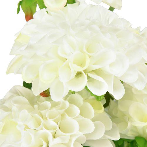 Artikel Konstgjorda blommor dekorativa dahlior konstgjorda vita 50cm