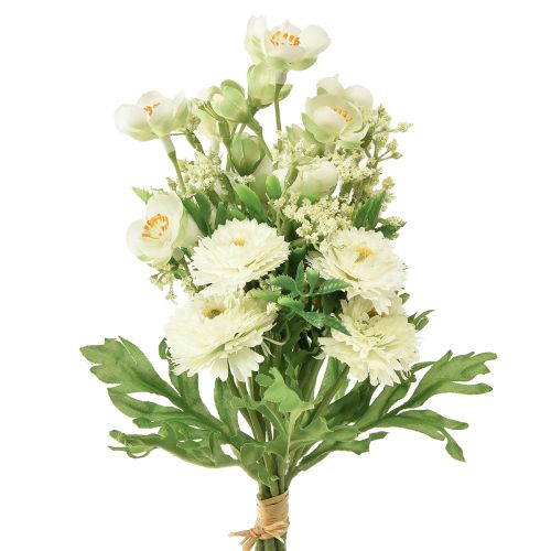 Artikel Konstgjorda blommor dekoration konstgjord blombukett Jasmin Bellis konstgjord 30cm