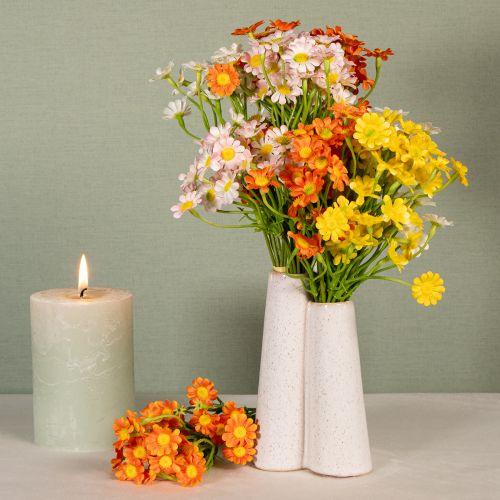 Artikel Konstgjord blombukett av kamomill för stämningsfull säsongsdekoration, 27 cm, 3 stycken
