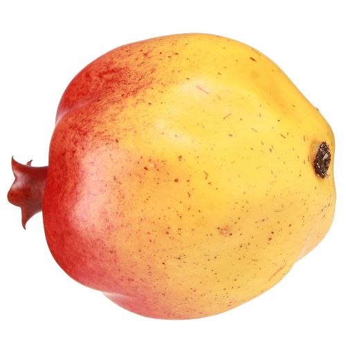 Artikel Konstgjord frukt granatäpple konstgjord röd gul 9×11cm