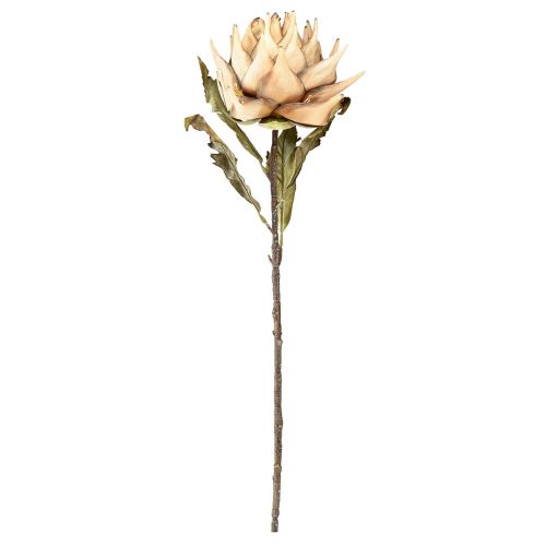 Artikel Konstgjord jordärtskocka kräm torr look Ø15cm 73cm