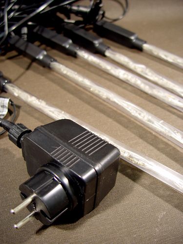 Floristik24 LED snöflinga ljus kedja av ljus julvit 5m