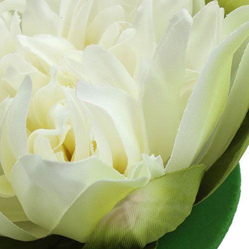Artikel Konstgjord lotusblommakräm 13cm 4st