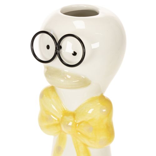 Set med dekorativa keramikfigurer av ankor med glasögon, 25 cm, 3 st | Floristik24.se