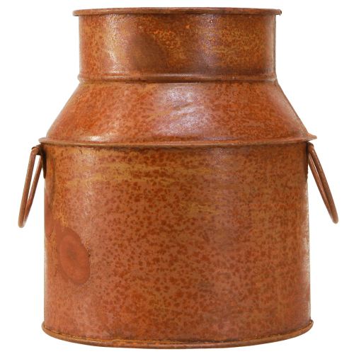 Artikel Mjölkkanna dekorativ rostkruka metalldekor Ø13cm H15,5cm