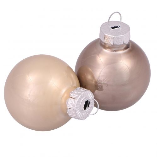 Floristik24 Minijulkulor glasgranskulor kashmir Ø3cm 22 st
