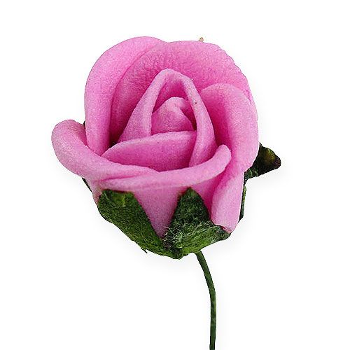 Floristik24 Mini skumrosor Ø 1,5cm ljuslila 72 st