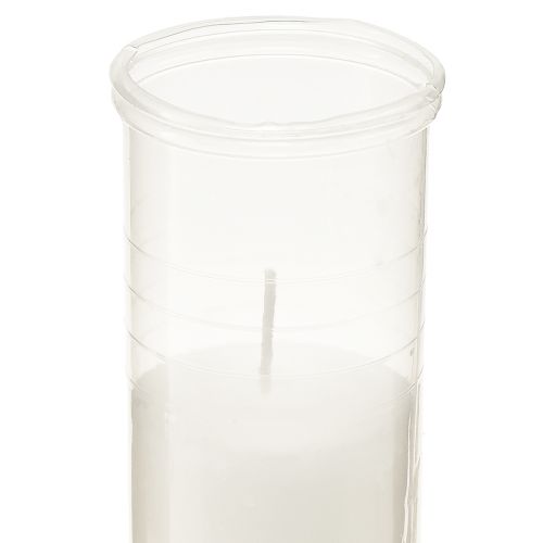 Floristik24 Påfyllningsljus för gravljus vit 84h H17cm 5 st