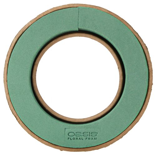 Floristik24 OASIS® Biolit® Floral Foam Grön Ringkrans 32cm 2 st