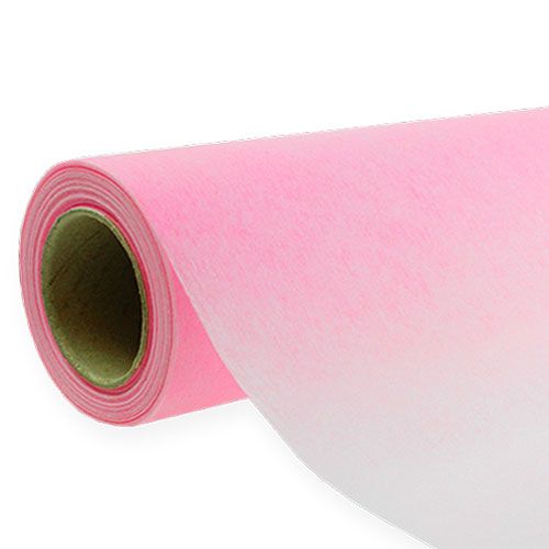 Floristik24 Dekorativ fleece 60cm x 20m rosa