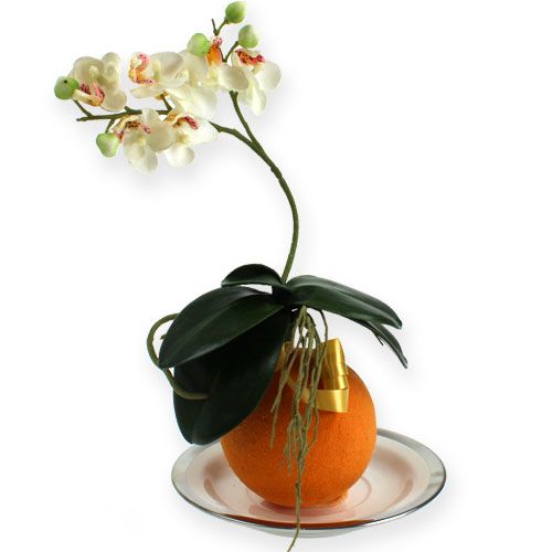 Blommor skum bollar orange 9cm 4st