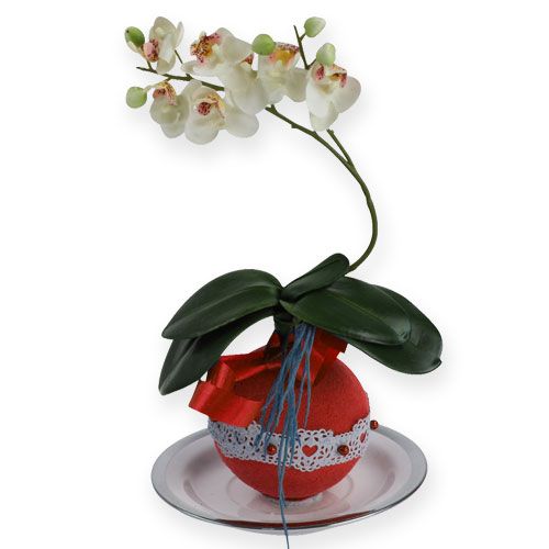 Artikel Blommor skum bollar röd 9 cm 4st