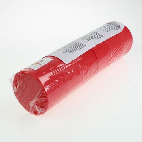 Floristik24 Cylinder Ø8cm röd 6st