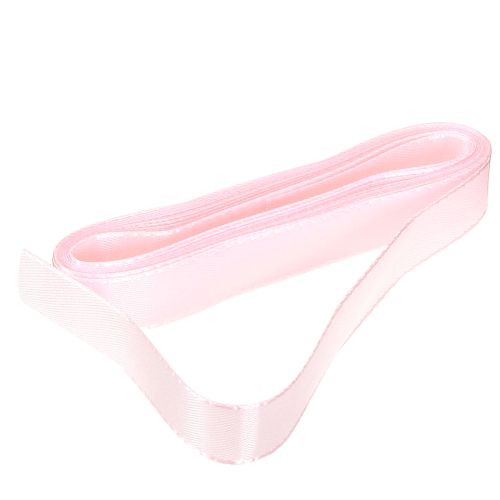 Floristik24 Dekorativt band presentband rosa band selvedge 15mm 3m 10 st