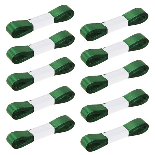 Artikel Dekorativt band grönt presentband självkant mörkgrönt 15mm 3m x 10 st