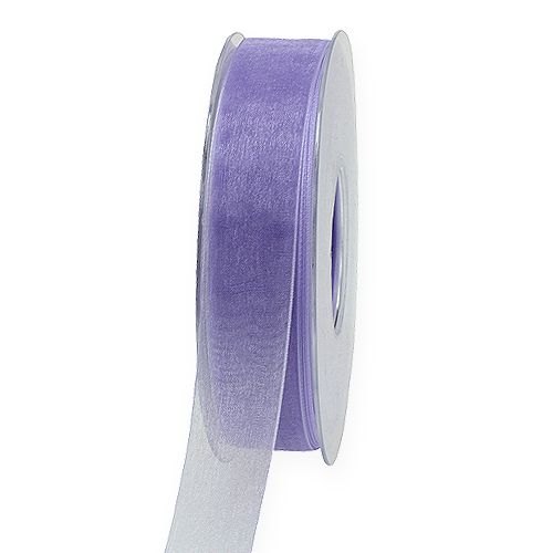 Artikel Organzaband presentband lila band kantkant 25mm 50m