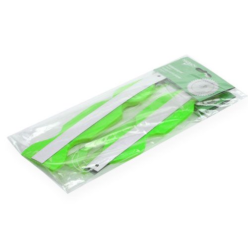 Floristik24 Honungskaka pappersblomma grön Ø40cm 4st