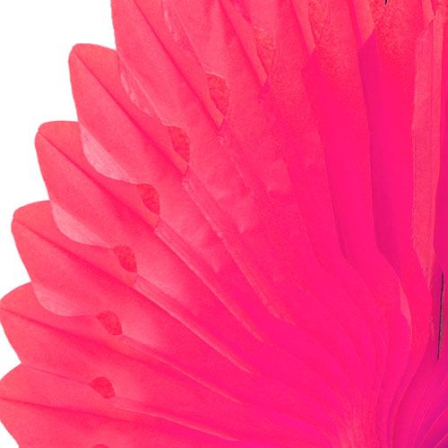 Artikel Festdekoration honungskakapapper blomma rosa Ø40cm 4st