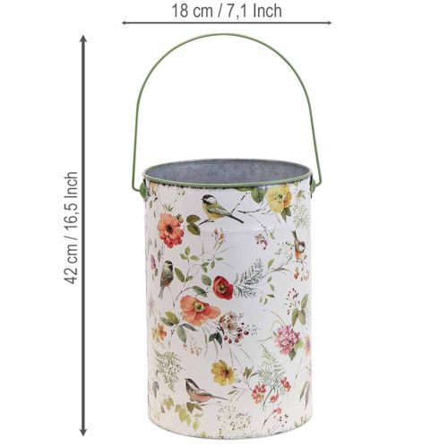 Artikel Vintage dekorativa metallkrukor, Ø18/15/12 cm, set om 3