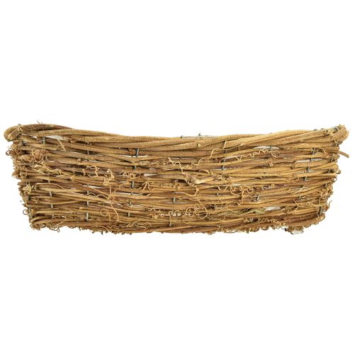 Artikel Växtskål naturranka blomskål oval 40x19x11,5cm