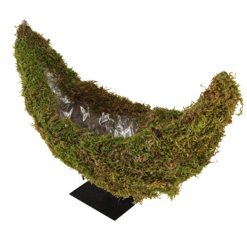 Artikel Plantskål på bas mossa dekorativ halvmåne 40×15×30cm