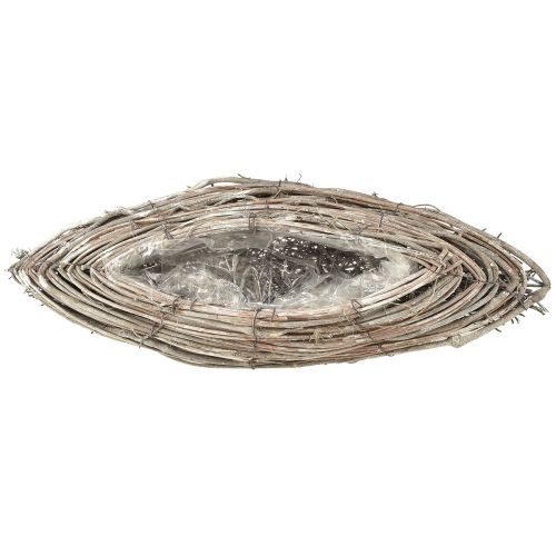 Artikel Plantbåtar rottingrankor naturvit 40x13cm 2st