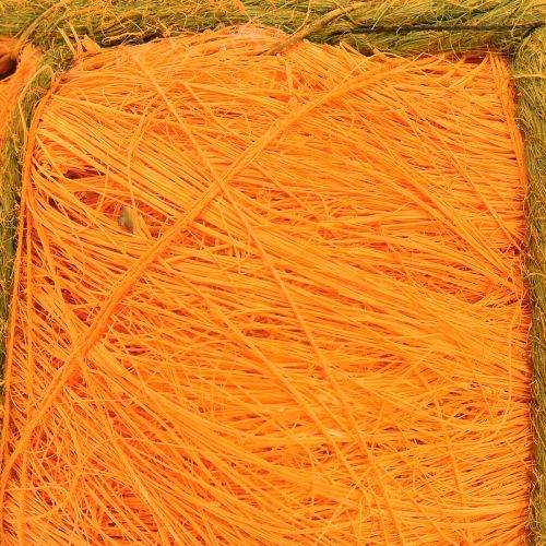 Artikel Växtkruka pumpa dekoration orange/gulgrön sisal Ø21cm H12cm