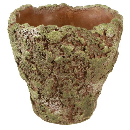 Växtkruka rustik kruka grön brun Ø21cm H19,5cm