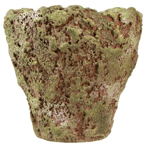 Artikel Växtkruka rustik kruka grön brun Ø21cm H19,5cm
