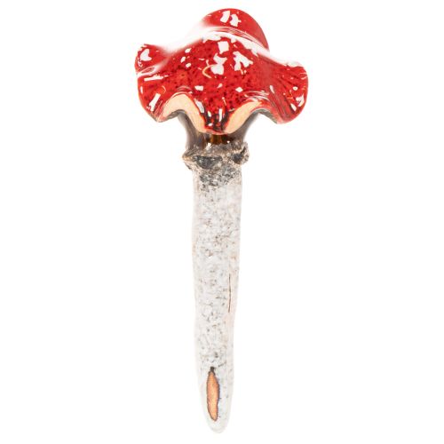 Svampplugg Dekorativ Figur Flicka och Pojke Flugsvamp med Ansikte 13cm 2st | Floristik24.se