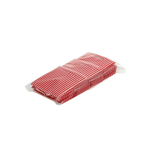 Floristik24 Plastpåse röd sort. 6,5 cm x 6,5 cm 12 st