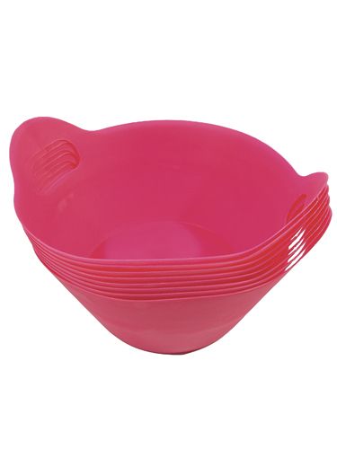 Floristik24 Plastbrickor med handtag Ø27cm 8st. rosa