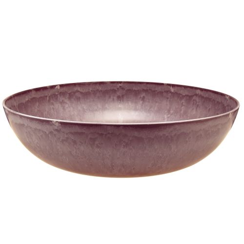Artikel Elegant lila plastskål 37x10,5 cm - mångsidig för dekoration - 3 stycken