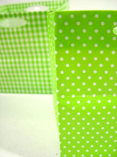 Floristik24 Plastpåse 10,5x10,5cm 16 st grön