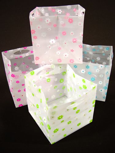 Floristik24 Plastpåse 12x12cm 12st. sorterad