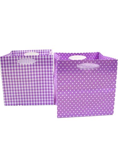 Plastpåse 12x12cm 12st. violett | Floristik24.se