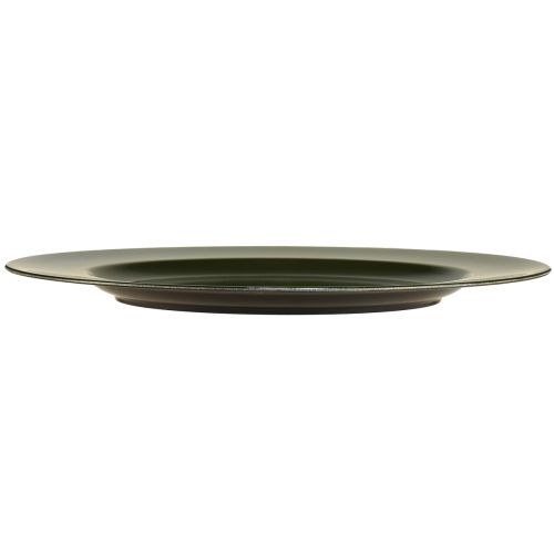 Artikel Elegant mörkgrön plasttallrik 28 cm 4st