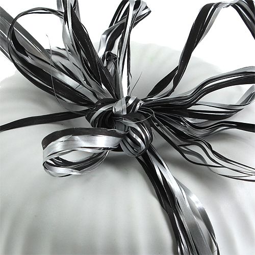 Artikel Raffia band svart silver presentband dekorativt band 200m