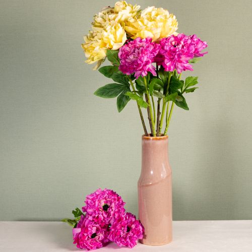 Artikel Konstgjord ranunkelblomma, en detaljerad replika för vardagsrums- och kontorsdekoration, 55 cm, 6 stycken