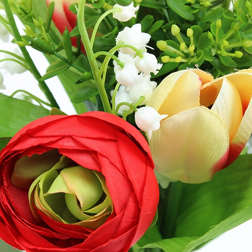 Artikel Ranunculus bukett Tulip bukett röd