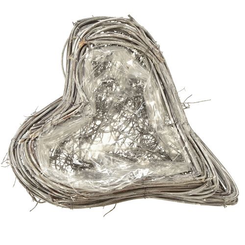Artikel Rotting hjärta växt hjärta rotting vinstockar naturvit 20x24cm