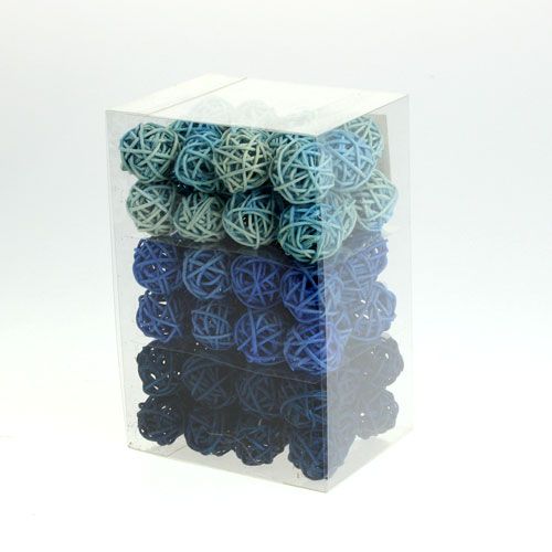 Floristik24 Rottingkula färgmix Ø2cm - 2,5cm 72 st