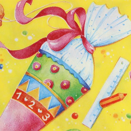 Floristik24 Servetter för skolstart 33x33cm