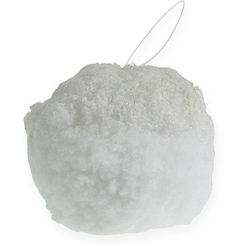 Floristik24 Snöboll med glittervit 25 cm
