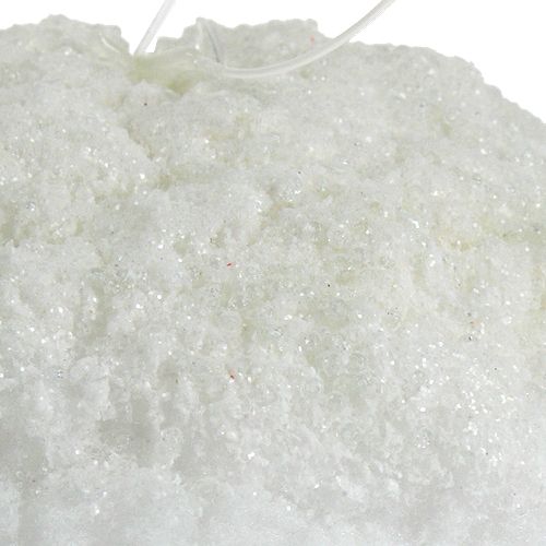 Floristik24 Snöboll med glittervit 25 cm