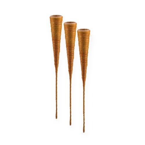 Floristik24 Sisalpåse orange Ø3,5cm L40cm 5st