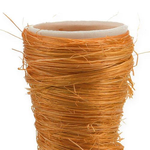 Floristik24 Spetsig vas sisal orange Ø4,5cm L60cm 5st