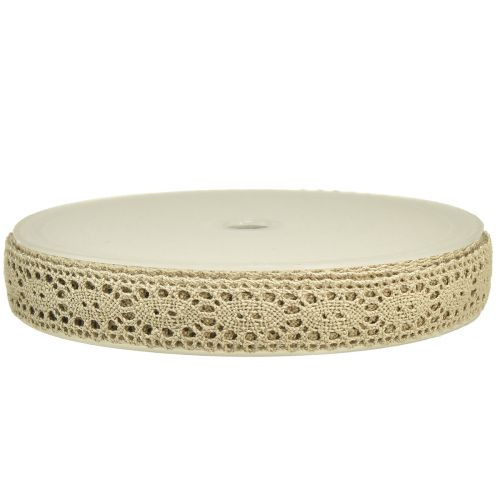 Artikel Spetsband dekorativt band spets beige B18mm 20m