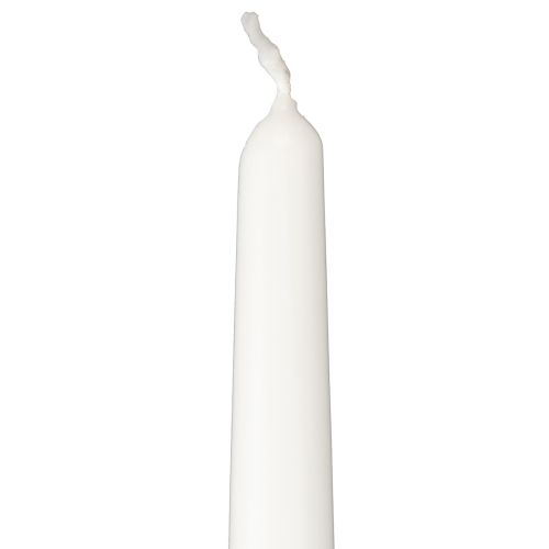 Artikel Koniska ljus 250/23 ljus vita 12 stycken